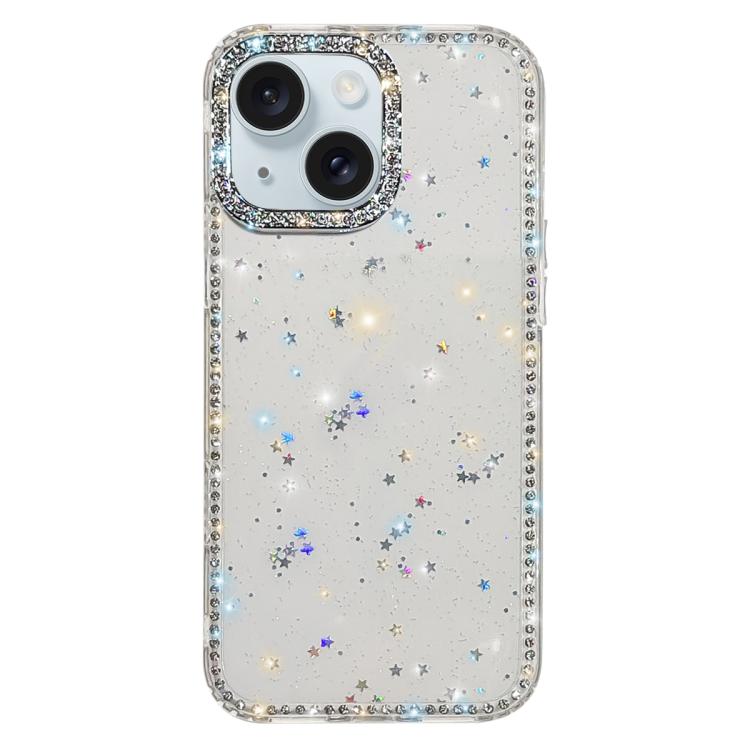 Rhinestone Dual-side IMD PC Hybrid TPU Phone Case, For iPhone 15 Pro Max, For iPhone 15 Pro, For iPhone 15, For iPhone 14