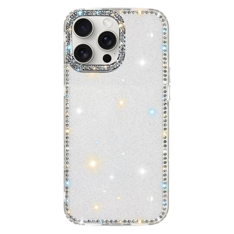 Rhinestone Dual-side IMD PC Hybrid TPU Phone Case, For iPhone 14 Pro, For iPhone 14 Pro Max, For iPhone 13 Pro Max, For iPhone 13 Pro