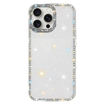 Rhinestone Dual-side IMD PC Hybrid TPU Phone Case, For iPhone 14 Pro, For iPhone 14 Pro Max, For iPhone 13 Pro Max, For iPhone 13 Pro