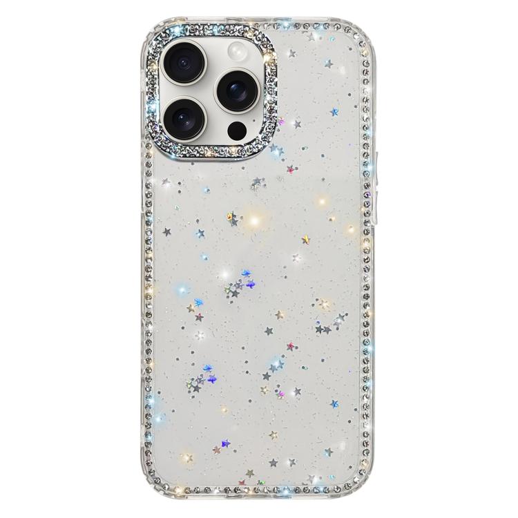 Rhinestone Dual-side IMD PC Hybrid TPU Phone Case, For iPhone 14 Pro, For iPhone 14 Pro Max, For iPhone 13 Pro Max, For iPhone 13 Pro