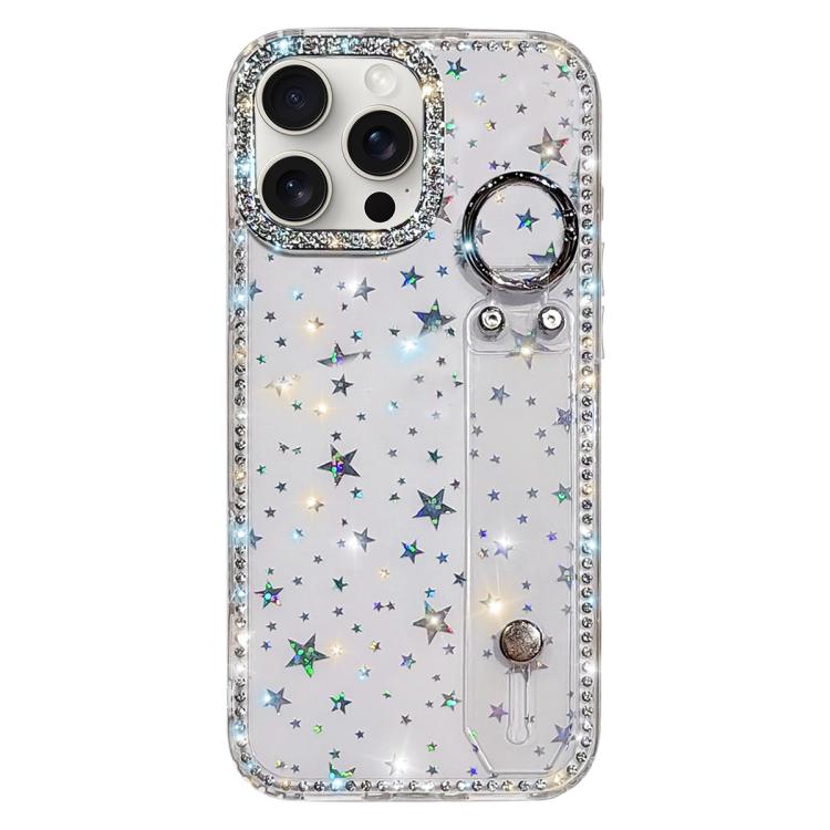 Rhinestone Glitter Wristband Holder Phone Case, For iPhone 14 Pro Max, For iPhone 13 Pro Max, For iPhone 13 Pro, For iPhone 13