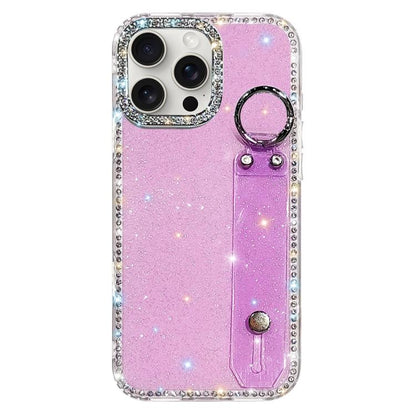 Rhinestone Glitter Wristband Holder Phone Case, For iPhone 14 Pro Max, For iPhone 13 Pro Max, For iPhone 13 Pro, For iPhone 13