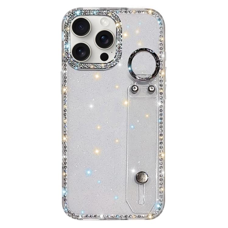 Rhinestone Glitter Wristband Holder Phone Case, For iPhone 14 Pro Max, For iPhone 13 Pro Max, For iPhone 13 Pro, For iPhone 13
