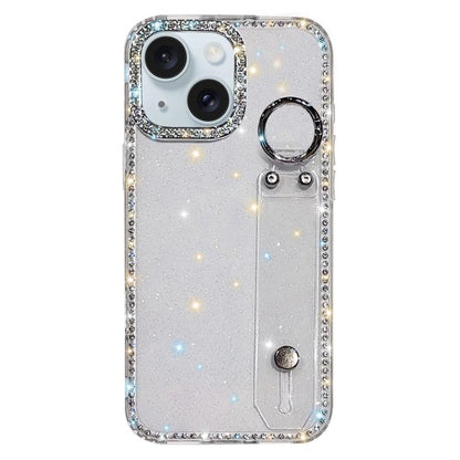 Rhinestone Glitter Wristband Holder Phone Case, For iPhone 14 Pro Max, For iPhone 13 Pro Max, For iPhone 13 Pro, For iPhone 13