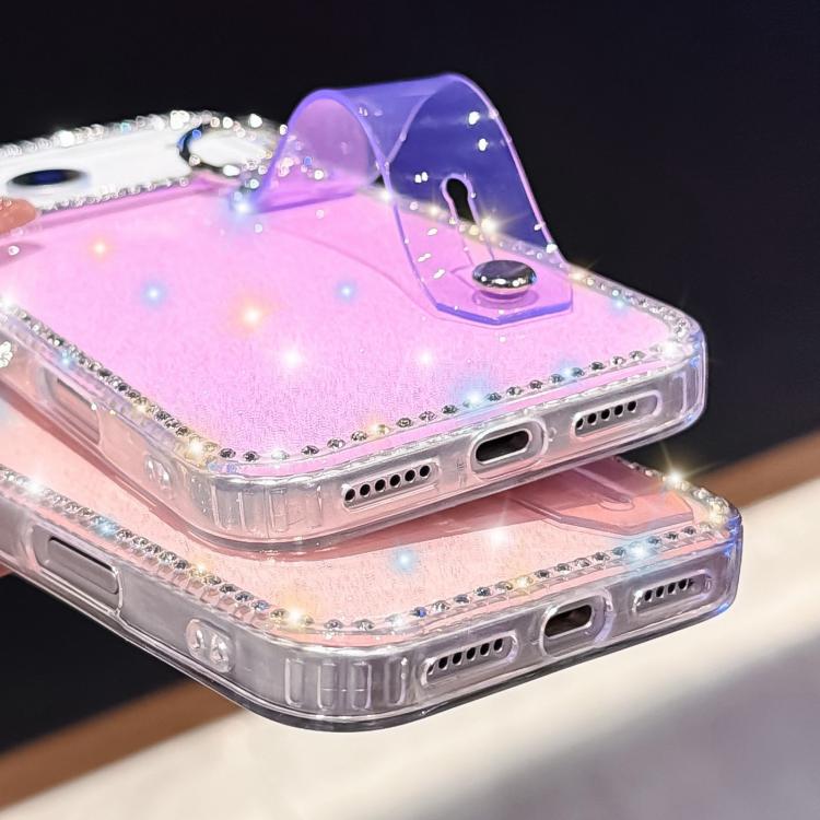 Rhinestone Glitter Wristband Holder Phone Case, For iPhone 14 Pro Max, For iPhone 13 Pro Max, For iPhone 13 Pro, For iPhone 13