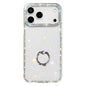 Rhinestone Ring Holder Dual-side IMD PC Hybrid TPU Phone Case, For iPhone 17 Pro Max, For iPhone 17 Pro, For iPhone 17, For iPhone Air