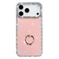 Rhinestone Ring Holder Dual-side IMD PC Hybrid TPU Phone Case, For iPhone 17 Pro Max, For iPhone 17 Pro, For iPhone 17, For iPhone Air