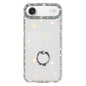 Rhinestone Ring Holder Dual-side IMD PC Hybrid TPU Phone Case, For iPhone 17 Pro Max, For iPhone 17 Pro, For iPhone 17, For iPhone Air
