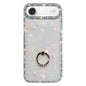Rhinestone Ring Holder Dual-side IMD PC Hybrid TPU Phone Case, For iPhone 17 Pro Max, For iPhone 17 Pro, For iPhone 17, For iPhone Air