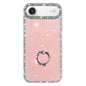 Rhinestone Ring Holder Dual-side IMD PC Hybrid TPU Phone Case, For iPhone 17 Pro Max, For iPhone 17 Pro, For iPhone 17, For iPhone Air