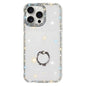 Rhinestone Ring Holder Dual-side IMD PC Hybrid TPU Phone Case, For iPhone 15 Pro Max, For iPhone 15 Pro, For iPhone 15, For iPhone 14