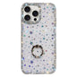 Rhinestone Ring Holder Dual-side IMD PC Hybrid TPU Phone Case, For iPhone 15 Pro Max, For iPhone 15 Pro, For iPhone 15, For iPhone 14