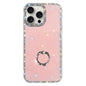 Rhinestone Ring Holder Dual-side IMD PC Hybrid TPU Phone Case, For iPhone 15 Pro Max, For iPhone 15 Pro, For iPhone 15, For iPhone 14