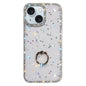 Rhinestone Ring Holder Dual-side IMD PC Hybrid TPU Phone Case, For iPhone 15 Pro Max, For iPhone 15 Pro, For iPhone 15, For iPhone 14