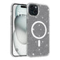 Clear Glitter Magnetic PC Hybrid TPU Phone Case, For iPhone 15 Pro Max, For iPhone 15 Pro, For iPhone 15 Plus / 14 Plus, For iPhone 15, For iPhone 14 / 13, For iPhone 14 Pro, For iPhone 14 Pro Max, For iPhone 13 Pro Max