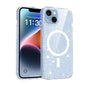 Clear Glitter Magnetic PC Hybrid TPU Phone Case, For iPhone 15 Pro Max, For iPhone 15 Pro, For iPhone 15 Plus / 14 Plus, For iPhone 15, For iPhone 14 / 13, For iPhone 14 Pro, For iPhone 14 Pro Max, For iPhone 13 Pro Max