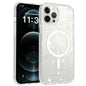 Clear Glitter Magnetic PC Hybrid TPU Phone Case, For iPhone 13 Pro, For iPhone 12, For iPhone 12 Pro Max, For iPhone 12 Pro