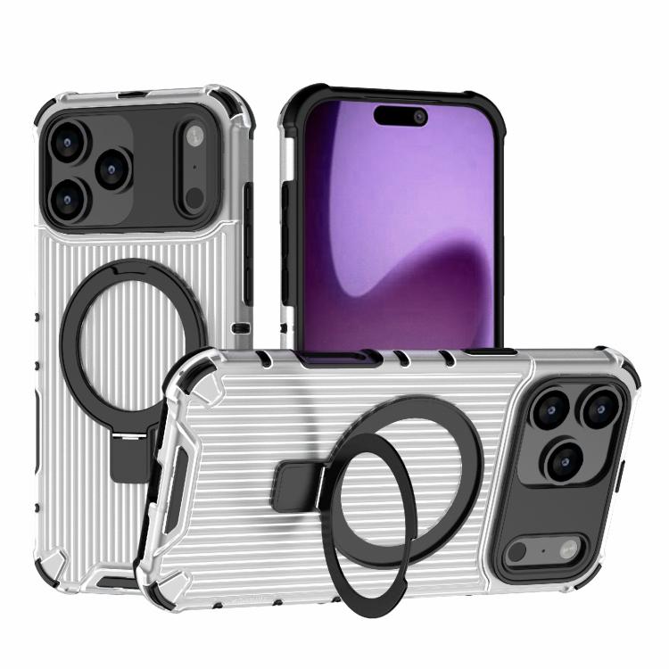 Grating Holder Shockproof Phone Case, For iPhone 17 Pro Max, For iPhone 17 Pro, For iPhone 17, For iPhone Air