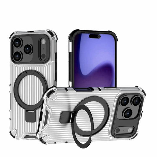 Grating Holder Shockproof Phone Case, For iPhone 18 Pro / 17 Pro, For iPhone 18 Pro Max / 17 Pro Max, For iPhone 17, For iPhone Air