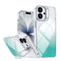 Glitter Gradient Magnetic Lens Frame Holder Phone Case, For iPhone 17e / 16e, For iPhone 17 Pro Max, For iPhone 17 Pro, For iPhone 17