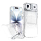 Glitter Gradient Magnetic Lens Frame Holder Phone Case, For iPhone Air, For iPhone 16 Pro Max, For iPhone 16 Pro, For iPhone 16 Plus