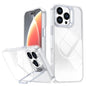 Glitter Gradient Magnetic Lens Frame Holder Phone Case, For iPhone Air, For iPhone 16 Pro Max, For iPhone 16 Pro, For iPhone 16 Plus