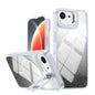 Glitter Gradient Magnetic Lens Frame Holder Phone Case, For iPhone 17e / 16e, For iPhone 17 Pro Max, For iPhone 17 Pro, For iPhone 17