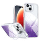 Glitter Gradient Magnetic Lens Frame Holder Phone Case, For iPhone 16, For iPhone 15 Pro Max, For iPhone 15 Pro, For iPhone 15 Plus