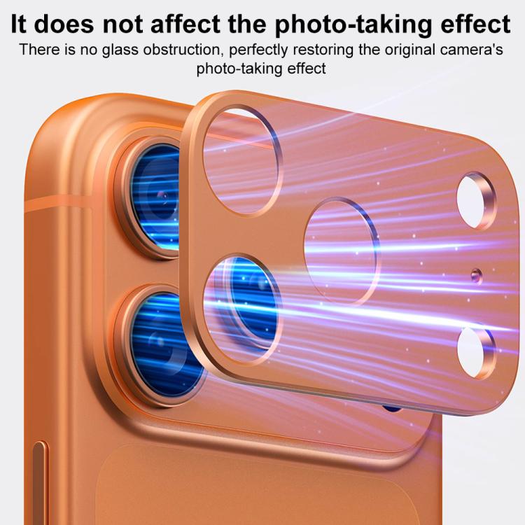 XDcase Metal Flat & Hollow Camera Lens Protector, For iPhone 17
