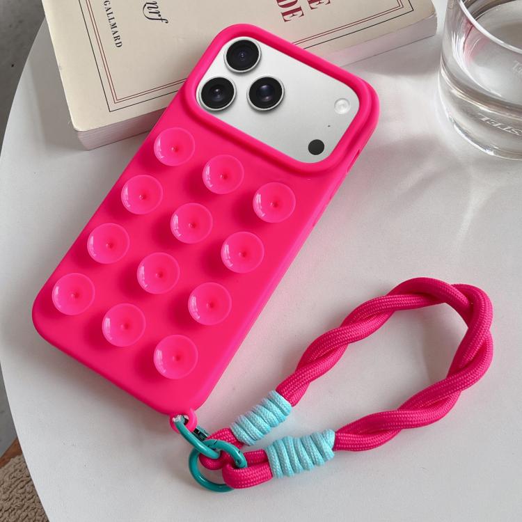 Simple Suction Cup Silicone Phone Case with Lanyard, For iPhone 17 Pro Max, For iPhone 17 Pro, For iPhone 17, For iPhone Air