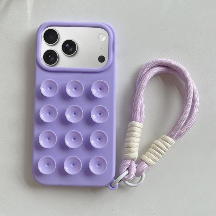 Simple Suction Cup Silicone Phone Case with Lanyard, For iPhone 17 Pro Max, For iPhone 17 Pro, For iPhone 17, For iPhone Air