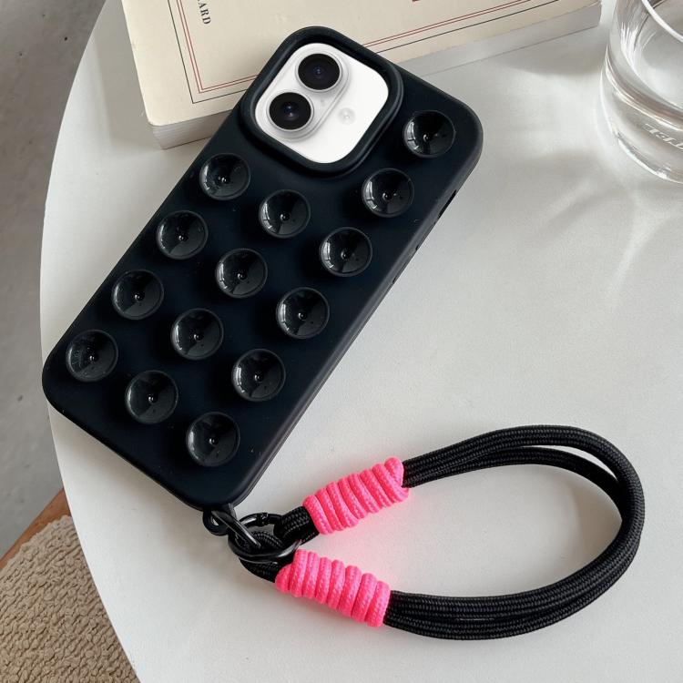 Simple Suction Cup Silicone Phone Case with Lanyard, For iPhone 17 Pro Max, For iPhone 17 Pro, For iPhone 17, For iPhone Air