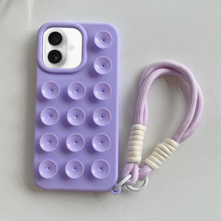 Simple Suction Cup Silicone Phone Case with Lanyard, For iPhone 17 Pro Max, For iPhone 17 Pro, For iPhone 17, For iPhone Air