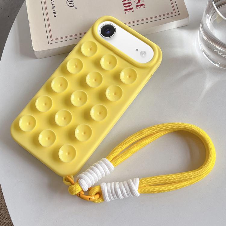 Simple Suction Cup Silicone Phone Case with Lanyard, For iPhone 17 Pro Max, For iPhone 17 Pro, For iPhone 17, For iPhone Air