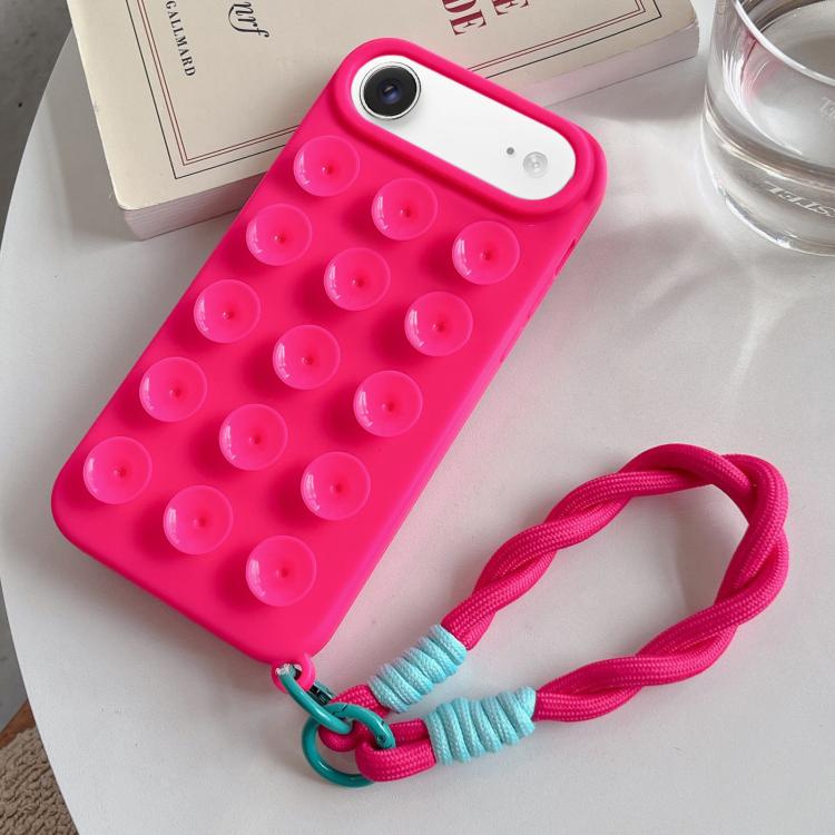 Simple Suction Cup Silicone Phone Case with Lanyard, For iPhone 17 Pro Max, For iPhone 17 Pro, For iPhone 17, For iPhone Air