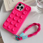 Simple Suction Cup Silicone Phone Case with Lanyard, For iPhone 16 Pro Max, For iPhone 16 Pro, For iPhone 16 Plus, For iPhone 16
