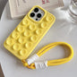 Simple Suction Cup Silicone Phone Case with Lanyard, For iPhone 16 Pro Max, For iPhone 16 Pro, For iPhone 16 Plus, For iPhone 16
