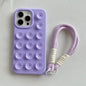 Simple Suction Cup Silicone Phone Case with Lanyard, For iPhone 16 Pro Max, For iPhone 16 Pro, For iPhone 16 Plus, For iPhone 16