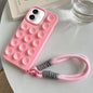 Simple Suction Cup Silicone Phone Case with Lanyard, For iPhone 16 Pro Max, For iPhone 16 Pro, For iPhone 16 Plus, For iPhone 16