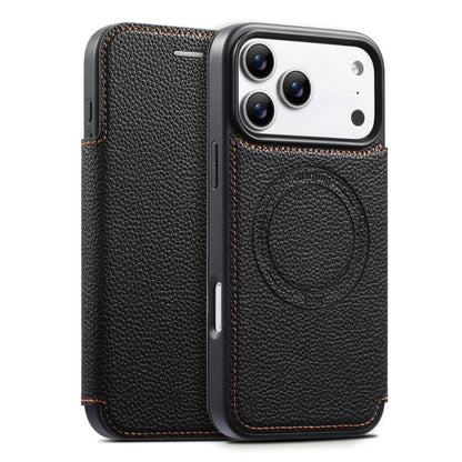 ESEBLE Ultra-thin Card Slot Magnetic Vegan Leather Phone Case, For iPhone 17 Pro Max, For iPhone 17 Pro, For iPhone 17, For iPhone Air