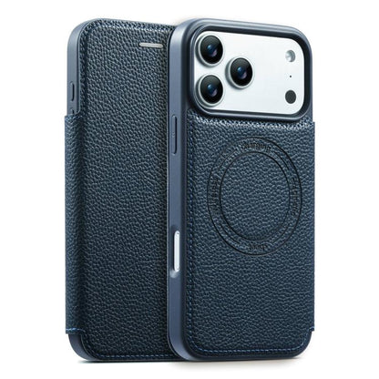 ESEBLE Ultra-thin Card Slot Magnetic Vegan Leather Phone Case, For iPhone 17 Pro Max, For iPhone 17 Pro, For iPhone 17, For iPhone Air