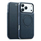 ESEBLE Ultra-thin Card Slot Magnetic Vegan Leather Phone Case, For iPhone 17 Pro Max, For iPhone 17 Pro, For iPhone 17, For iPhone Air