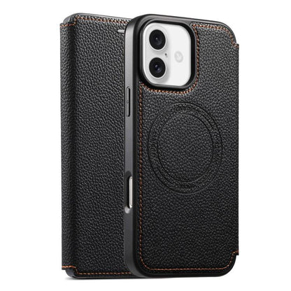ESEBLE Ultra-thin Card Slot Magnetic Vegan Leather Phone Case, For iPhone 17 Pro Max, For iPhone 17 Pro, For iPhone 17, For iPhone Air