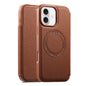 ESEBLE Ultra-thin Card Slot Magnetic Vegan Leather Phone Case, For iPhone 17 Pro Max, For iPhone 17 Pro, For iPhone 17, For iPhone Air