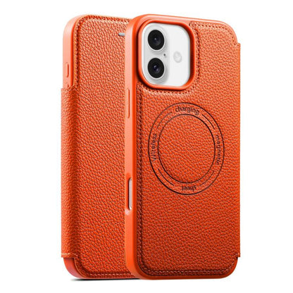 ESEBLE Ultra-thin Card Slot Magnetic Vegan Leather Phone Case, For iPhone 17 Pro Max, For iPhone 17 Pro, For iPhone 17, For iPhone Air