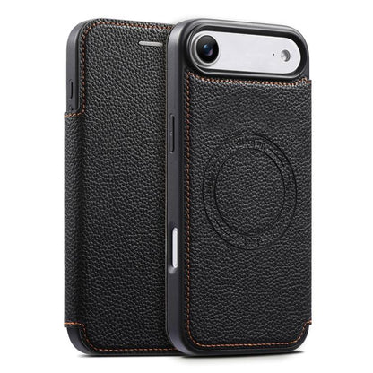 ESEBLE Ultra-thin Card Slot Magnetic Vegan Leather Phone Case, For iPhone 17 Pro Max, For iPhone 17 Pro, For iPhone 17, For iPhone Air