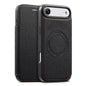 ESEBLE Ultra-thin Card Slot Magnetic Vegan Leather Phone Case, For iPhone 17 Pro Max, For iPhone 17 Pro, For iPhone 17, For iPhone Air