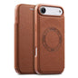ESEBLE Ultra-thin Card Slot Magnetic Vegan Leather Phone Case, For iPhone 17 Pro Max, For iPhone 17 Pro, For iPhone 17, For iPhone Air