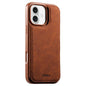 ESEBLE Retro Texture Double Buckle Card Slot Phone Case, For iPhone 17e / 16e, For iPhone 17 Pro Max, For iPhone 17 Pro, For iPhone 17, For iPhone Air, For iPhone 16 Pro Max, For iPhone 16 Pro, For iPhone 16