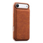 ESEBLE Retro Texture Double Buckle Card Slot Phone Case, For iPhone 17e / 16e, For iPhone 17 Pro Max, For iPhone 17 Pro, For iPhone 17, For iPhone Air, For iPhone 16 Pro Max, For iPhone 16 Pro, For iPhone 16